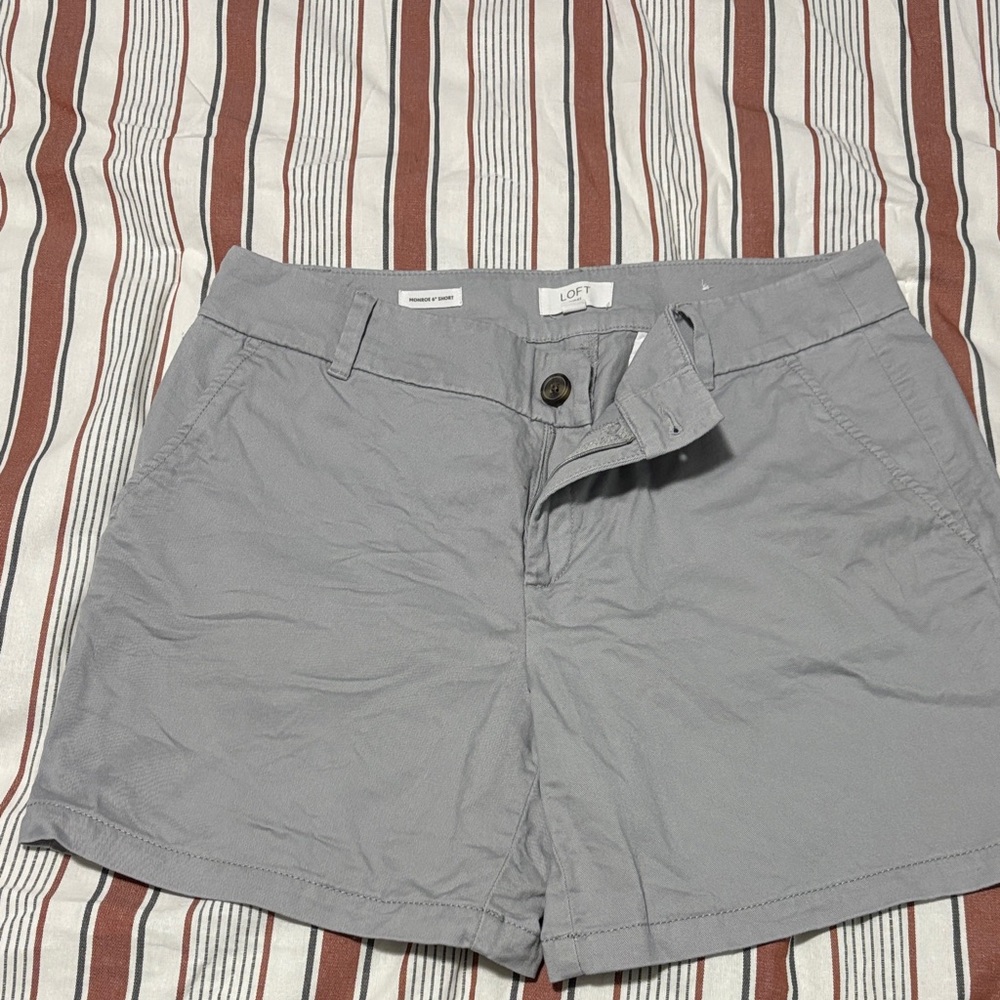 LOFT Women's Classic Gray Bermudas
